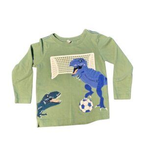 Joules Dinosaur Soccer Long Sleeve T Size 4 years